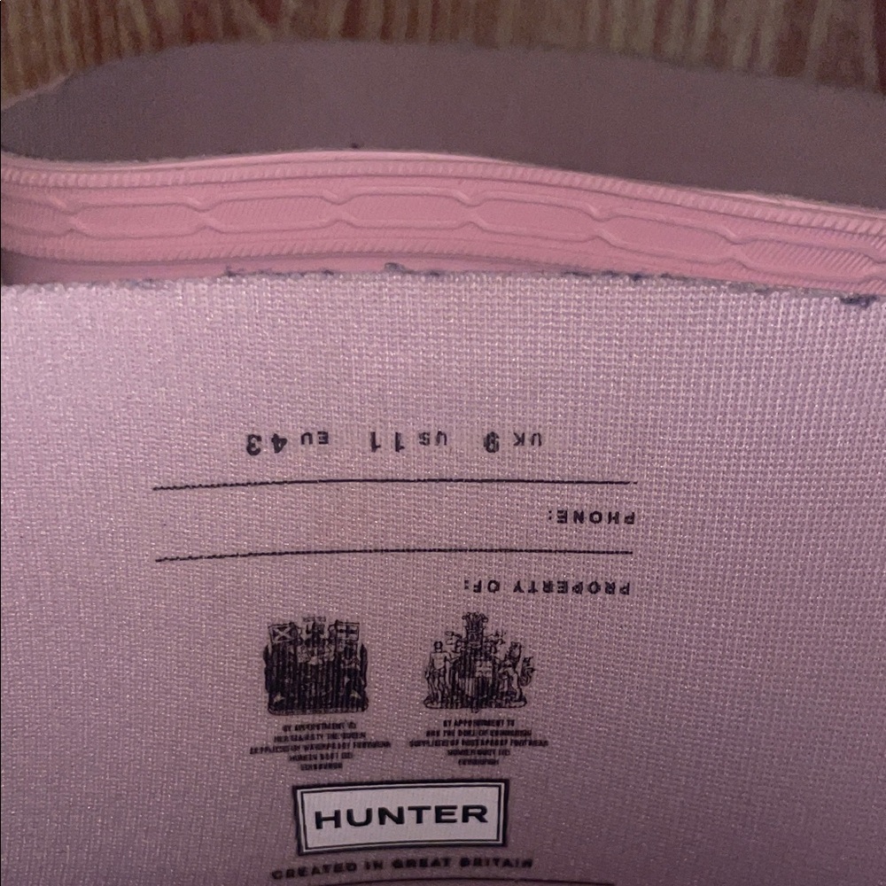 New Hunter Women’s Play Short Azalea Pink Rain Boots - Picture 7 of 8